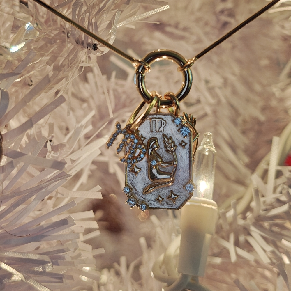 Anthropologie Virgo Charm Necklace - Picture 4 of 8